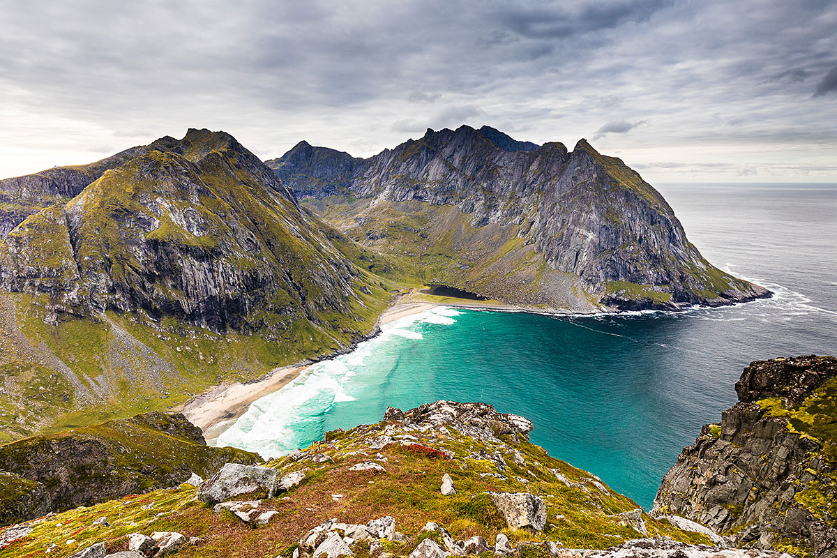 Norway - Lofoten Islands - Kvalvika Beach